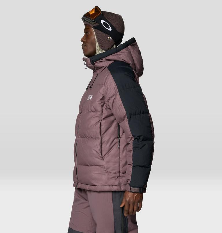 Men's Flow Factor Down Jacket, Color: Purple Sage, Shark, image 5