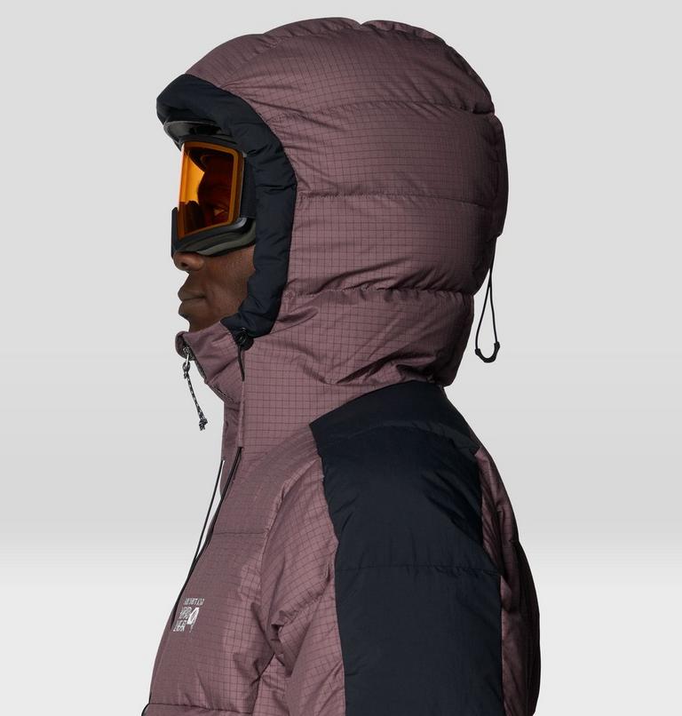Men's Flow Factor Down Jacket, Color: Purple Sage, Shark, image 9