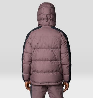 Men's Flow Factor Down Jacket, Color: Purple Sage, Shark, image 12