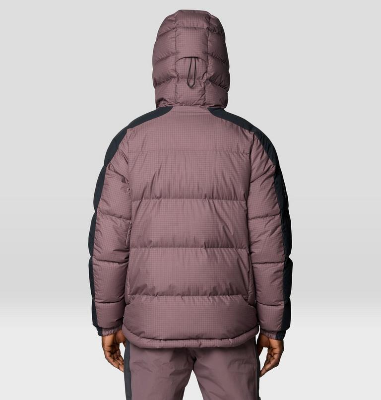 Men's Flow Factor Down Jacket, Color: Purple Sage, Shark, image 4