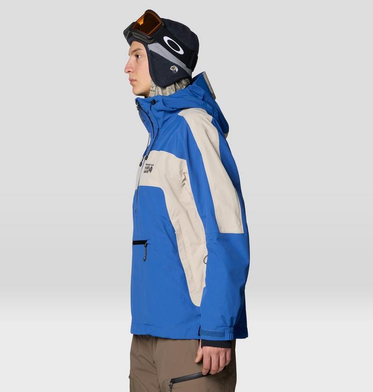 Men's Warp Factor Anorak, Color: Berry Blue, Sandblast, image 4