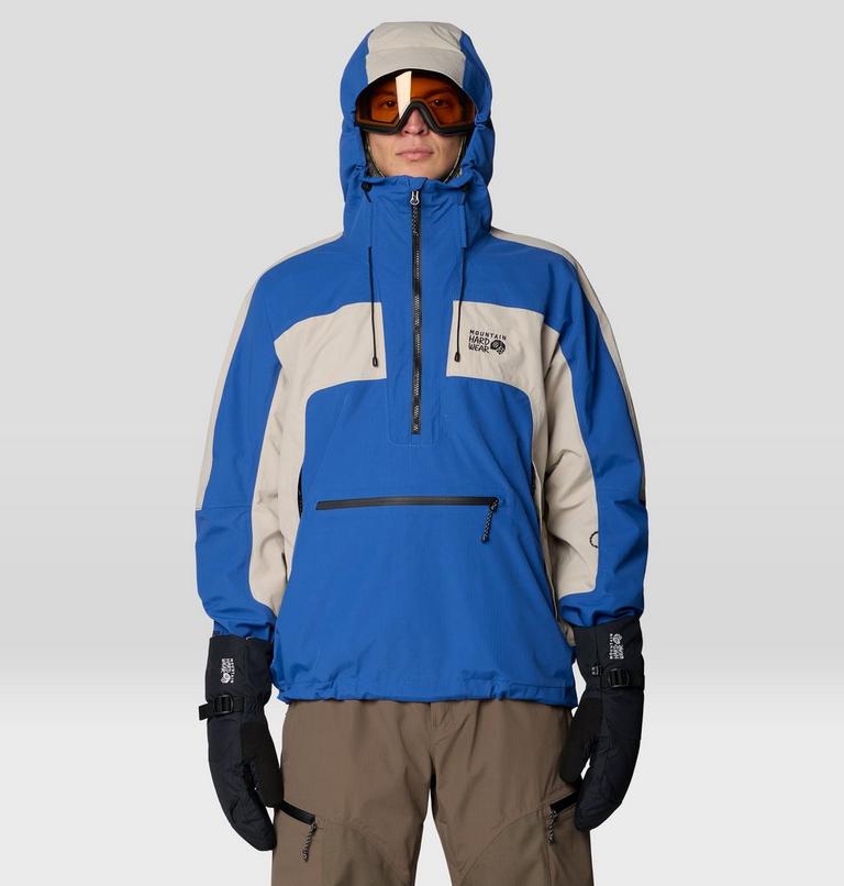 Men's Warp Factor Anorak, Color: Berry Blue, Sandblast, image 5