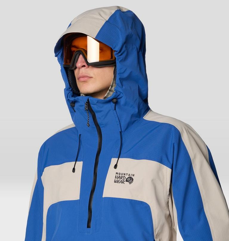 Men's Warp Factor Anorak, Color: Berry Blue, Sandblast, image 7