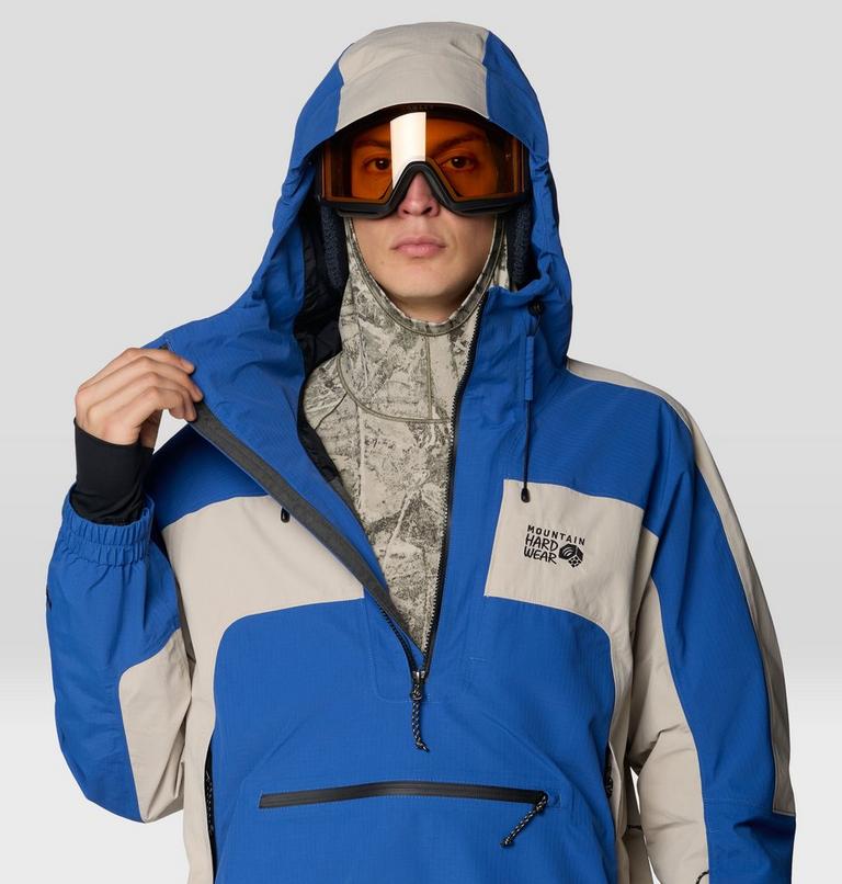 Men's Warp Factor Anorak, Color: Berry Blue, Sandblast, image 10
