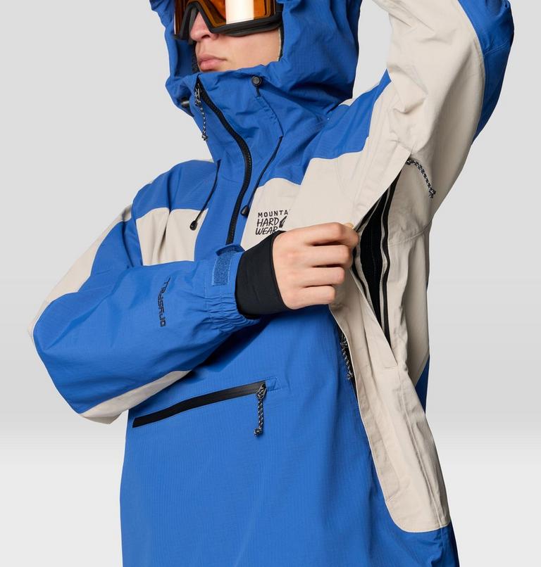 Men's Warp Factor Anorak, Color: Berry Blue, Sandblast, image 11