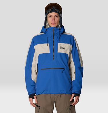 Men's Warp Factor Anorak, Color: Berry Blue, Sandblast, image 5
