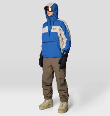 Men's Warp Factor Anorak, Color: Berry Blue, Sandblast, image 6