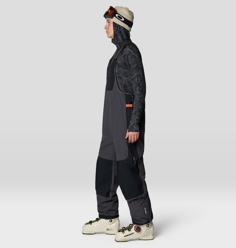 Men's Warp Factor Bib, Color: Shark, Black, image 5