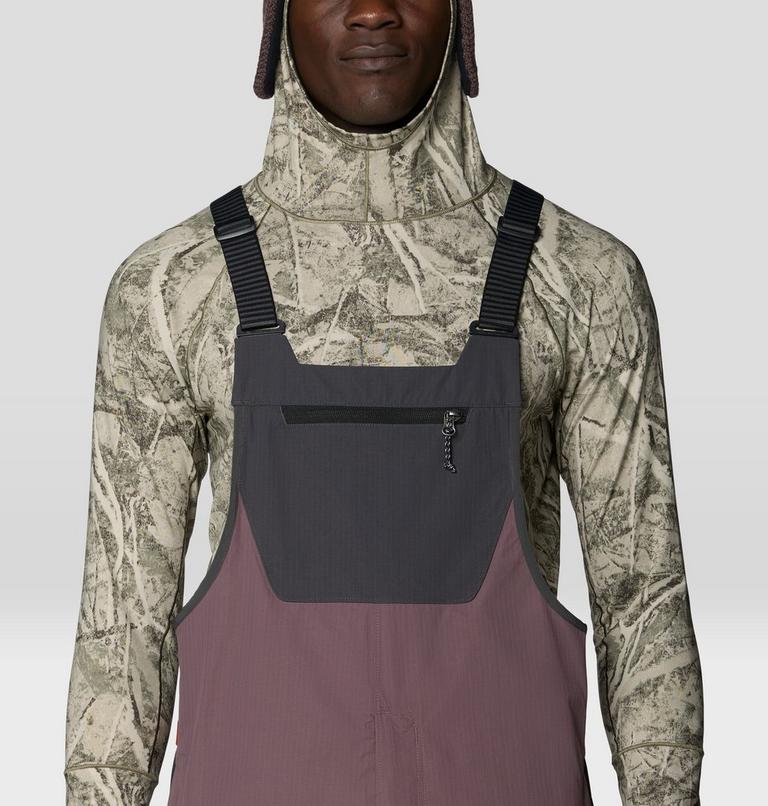 Men's Warp Factor Bib, Color: Purple Sage, Shark, image 6