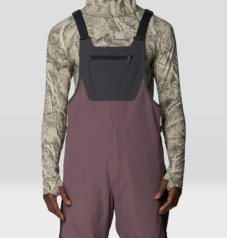 Men's Warp Factor Bib, Color: Purple Sage, Shark, image 7