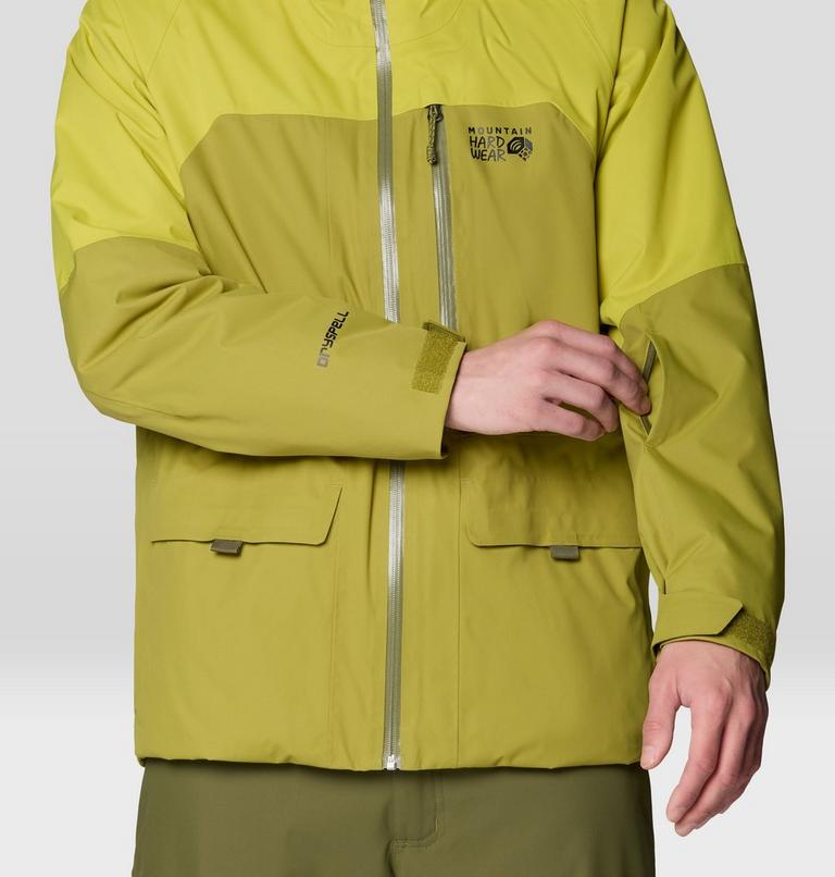 Men's Firefall Insulated Jacket, Color: Bright Fatigue, Lucky Chard, image 12