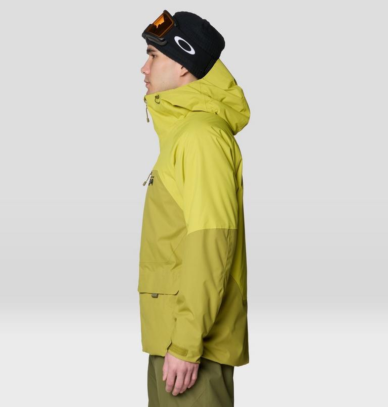 Men's Firefall Insulated Jacket, Color: Bright Fatigue, Lucky Chard, image 3