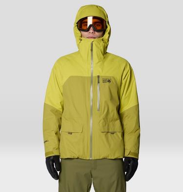 Men's Firefall Insulated Jacket, Color: Bright Fatigue, Lucky Chard, image 16