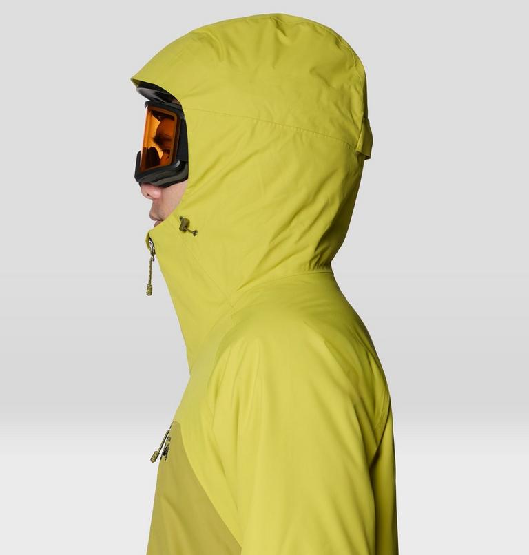 Men's Firefall Insulated Jacket, Color: Bright Fatigue, Lucky Chard, image 7
