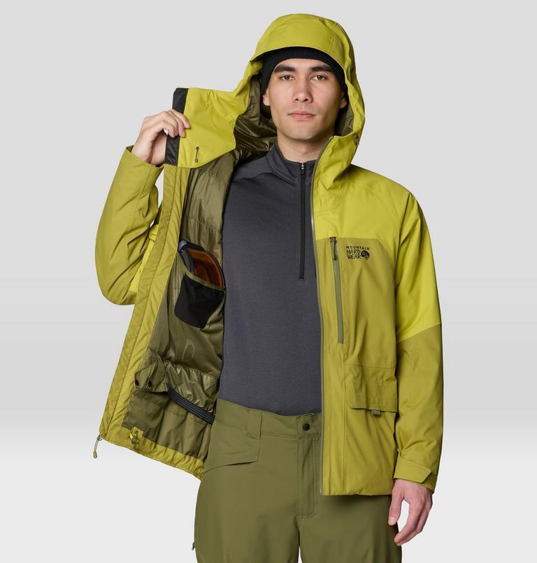 Men's Firefall Insulated Jacket, Color: Bright Fatigue, Lucky Chard, image 10