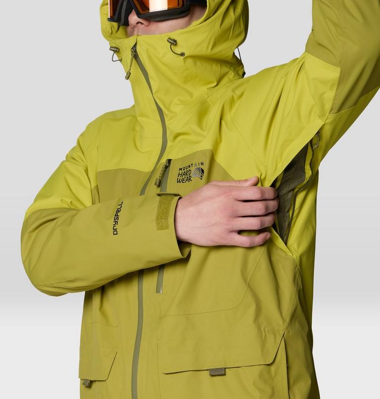 Men's Firefall Insulated Jacket, Color: Bright Fatigue, Lucky Chard, image 11
