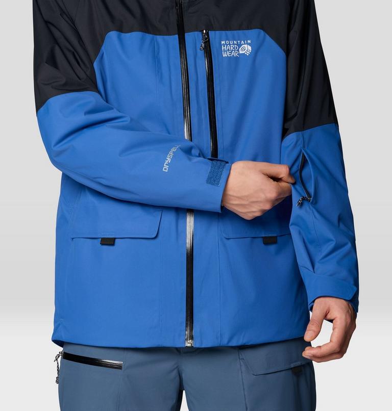Men's Firefall Insulated Jacket, Color: Berry Blue, Black, image 12