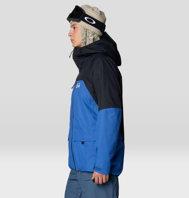 Men's Firefall Insulated Jacket, Color: Berry Blue, Black, image 3