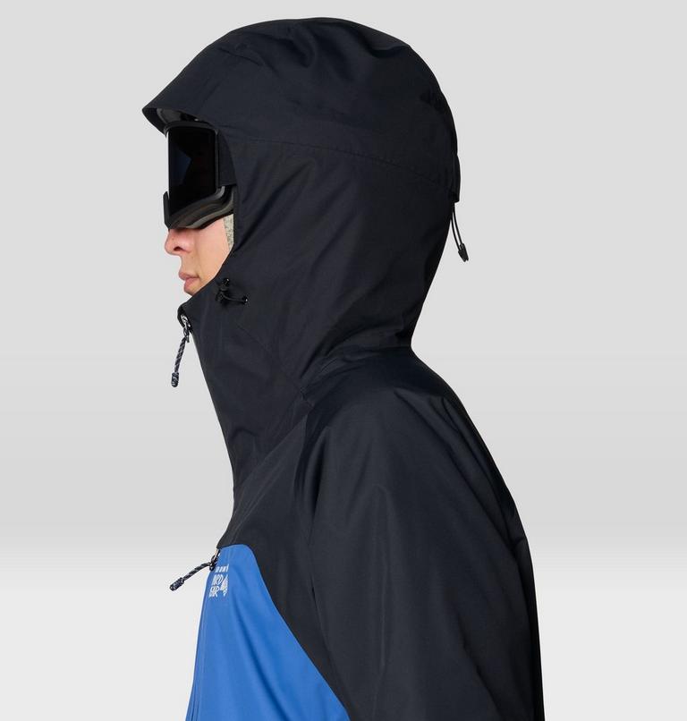 Men's Firefall Insulated Jacket, Color: Berry Blue, Black, image 7
