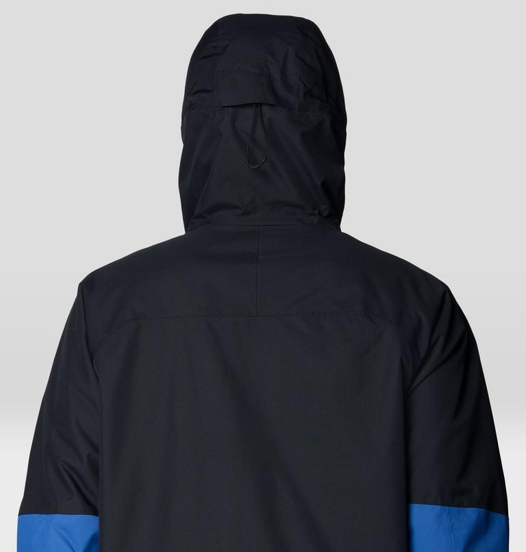 Men's Firefall Insulated Jacket, Color: Berry Blue, Black, image 8