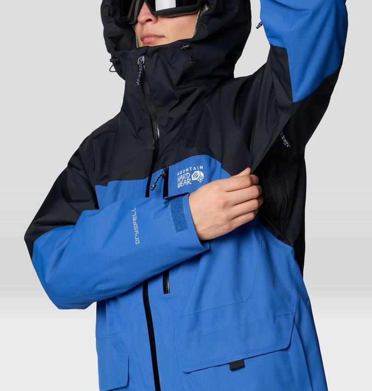 Men's Firefall Insulated Jacket, Color: Berry Blue, Black, image 11
