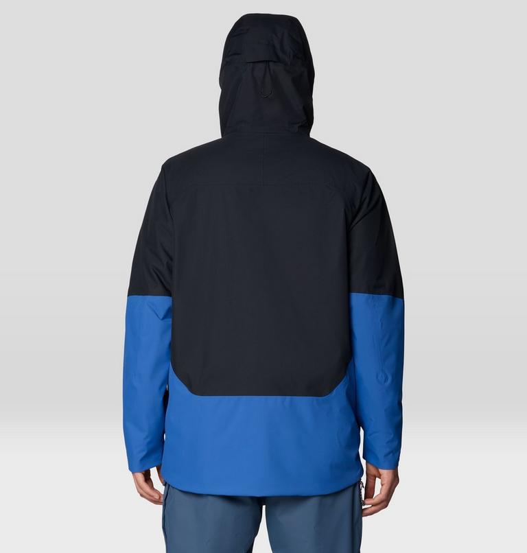 Men's Firefall Insulated Jacket, Color: Berry Blue, Black, image 2