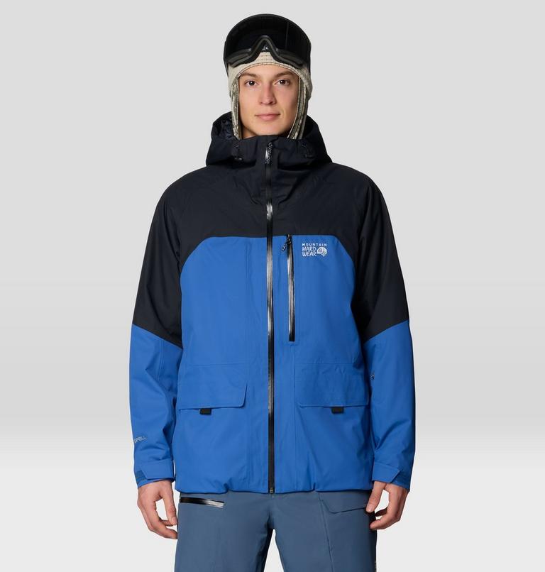 Men's Firefall Insulated Jacket, Color: Berry Blue, Black, image 1