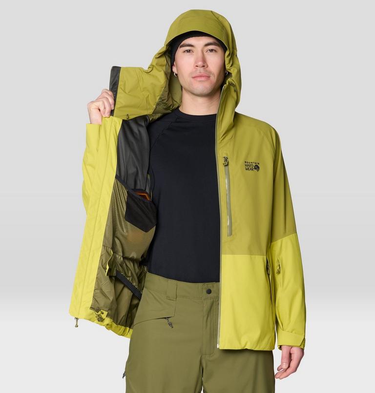 Men's Firefall Jacket, Color: Bright Fatigue, Lucky Chard, image 8