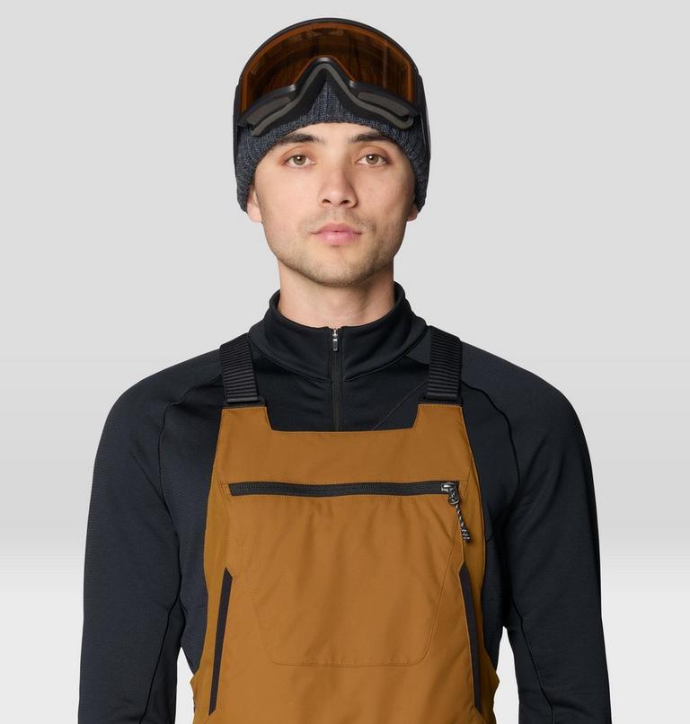 Men's Firefall Insulated Bib, Color: Golden Brown, image 5