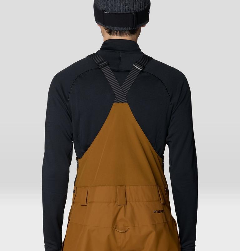 Men's Firefall Insulated Bib, Color: Golden Brown, image 7