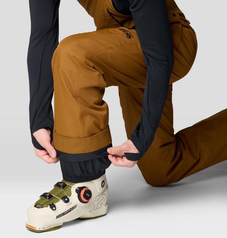 Men's Firefall Insulated Bib, Color: Golden Brown, image 10