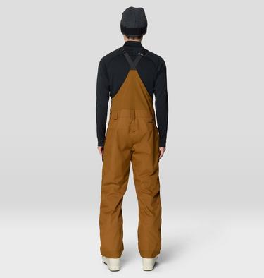 Men's Firefall Insulated Bib, Color: Golden Brown, image 3