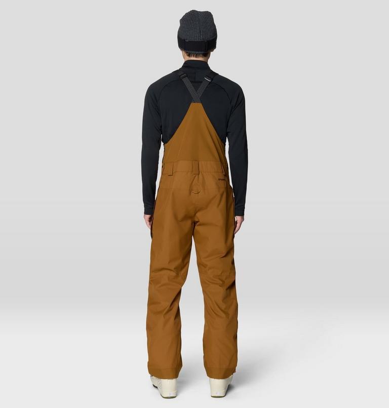 Men's Firefall Insulated Bib, Color: Golden Brown, image 3