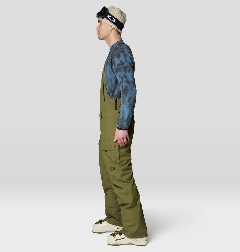Men's Firefall Insulated Bib, Color: Combat Green, image 5