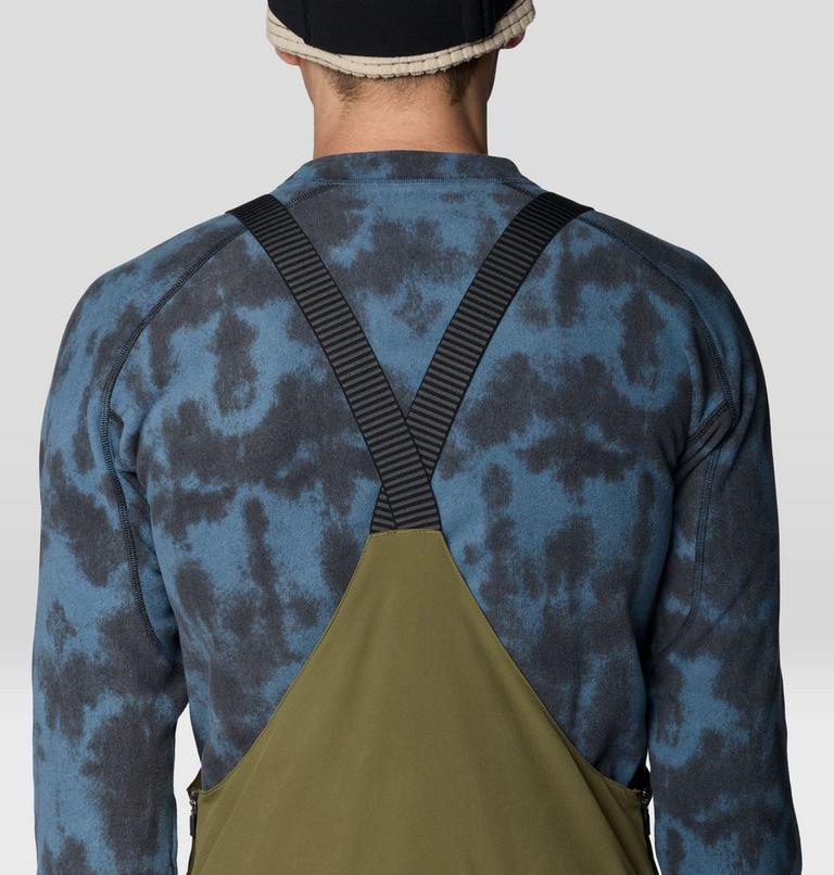 Men's Firefall Insulated Bib, Color: Combat Green, image 8