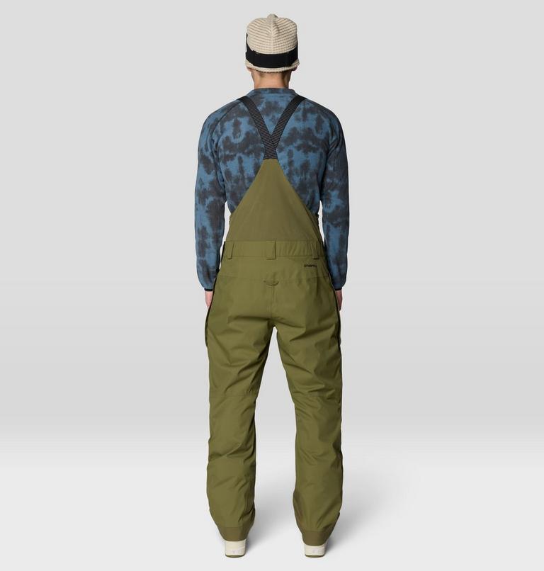 Men's Firefall Insulated Bib, Color: Combat Green, image 4
