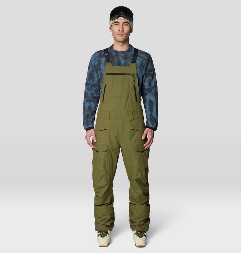 Men's Firefall Insulated Bib, Color: Combat Green, image 1