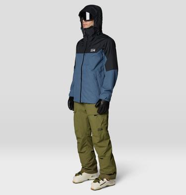Men's Firefall Insulated Bib, Color: Combat Green, image 6
