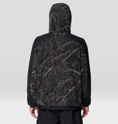 Men's Apr&egrave;s Pro Fleece Hoody, Color: Shark Treecover Print, Black, image 14