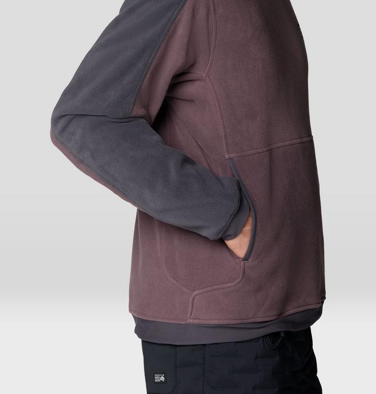 Men's Apr&egrave;s Pro Fleece Hoody, Color: Purple Sage, Shark, image 5