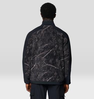 Men's Apr&egrave;s Pro Fleece Jacket, Color: Shark Treecover Print, Black, image 6
