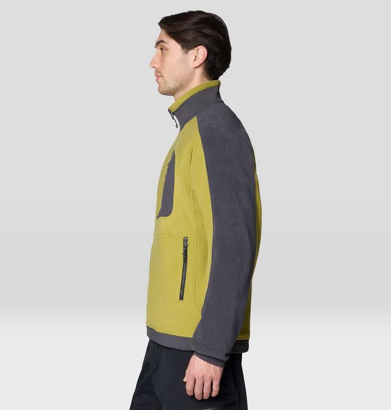 Men's Apr&egrave;s Pro Fleece Jacket, Color: Bright Fatigue, Shark, image 3