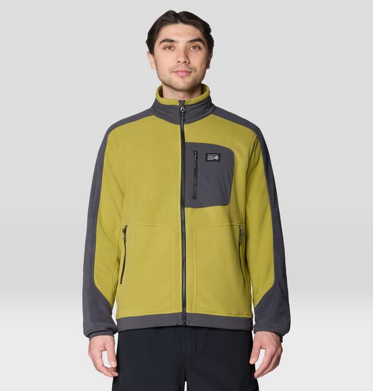 Men's Apr&egrave;s Pro Fleece Jacket, Color: Bright Fatigue, Shark, image 1