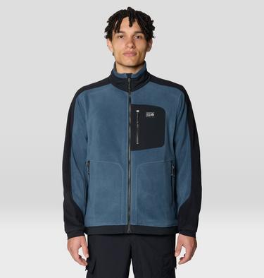 Men's Apr&egrave;s Pro Fleece Jacket, Color: Astral Blue, Black, image 1
