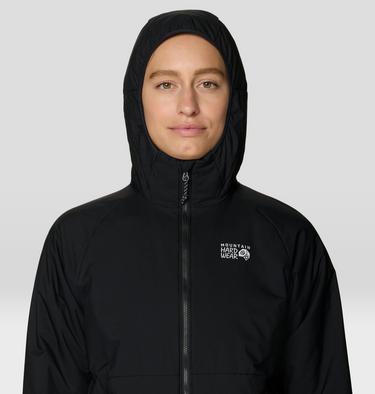 Women's Kor Alloy Hooded Jacket, Color: Black, image 16