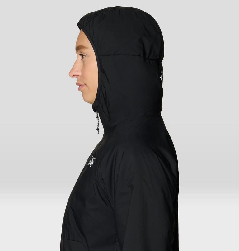 Women's Kor Alloy Hooded Jacket, Color: Black, image 5