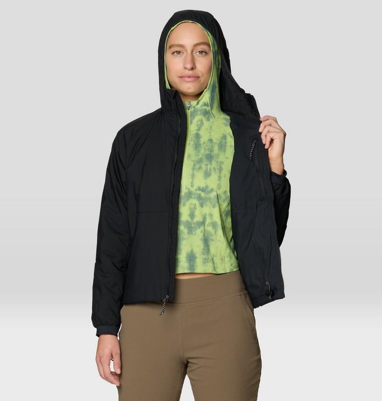 Women's Kor Alloy Hooded Jacket, Color: Black, image 8