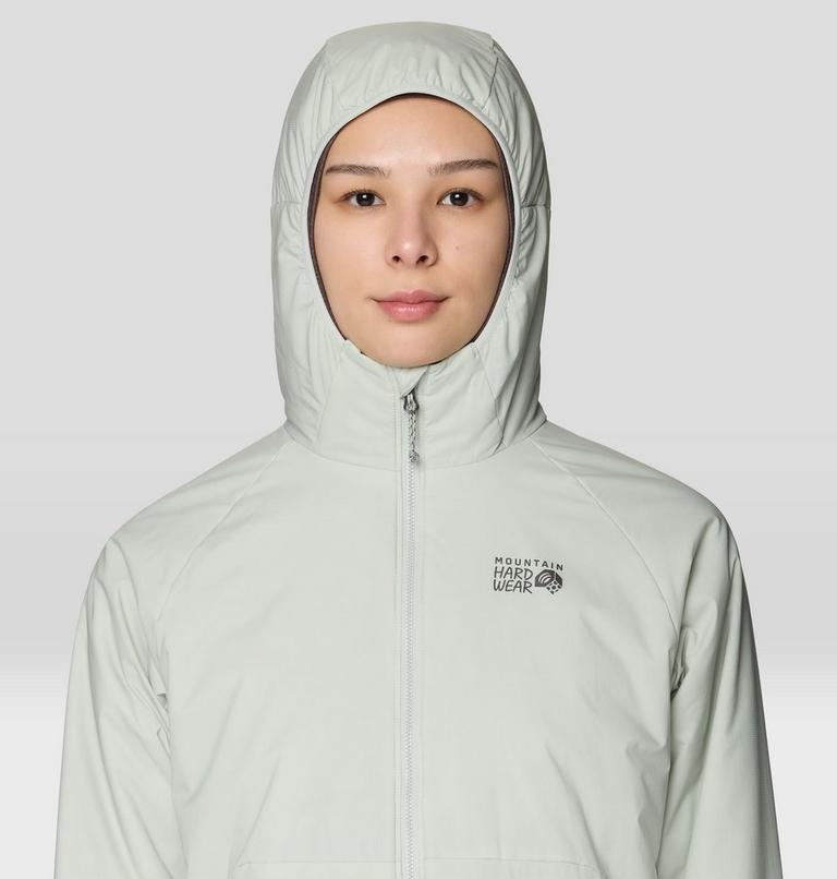 Women's Kor Alloy Hooded Jacket, Color: Gamma Grey, image 5
