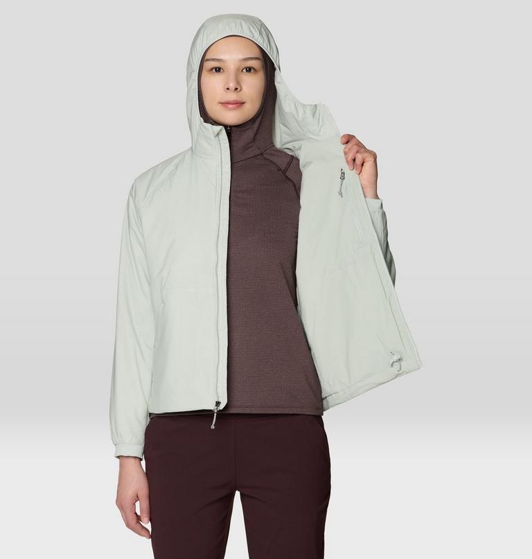 Women's Kor Alloy Hooded Jacket, Color: Gamma Grey, image 9