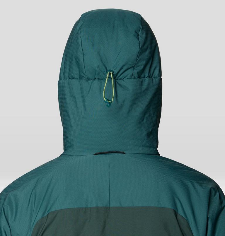 Women's Kor Alloy Hooded Jacket, Color: Aqua Green, Verve, image 7